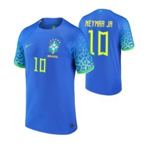 Brasilien Neymar JR 10 Auswärtstrikot Kinder Minikit WM 2022