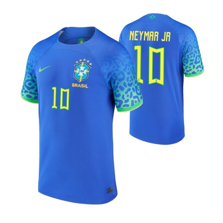 Brasilien Neymar JR 10 Auswärtstrikot Kinder Minikit WM 2022