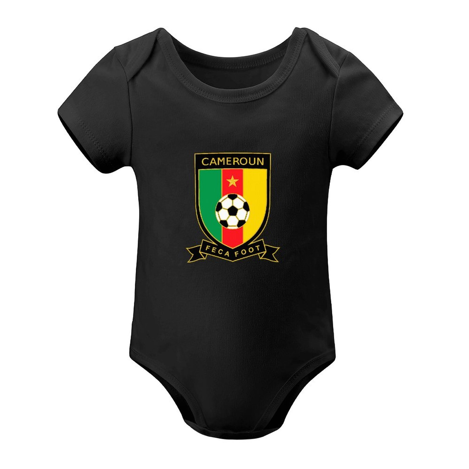 Kamerun Baby Bodysuit Strampler Schlafanzug Mit Kurzen Ärmeln Kamerun Baby Bodysuit Strampler Schlafanzug Mit Kurzen Ärmeln
