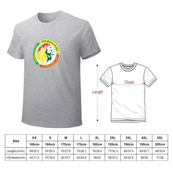 Senegal Stretch Slim Cneck Gildan Tee T-Shirt Herren