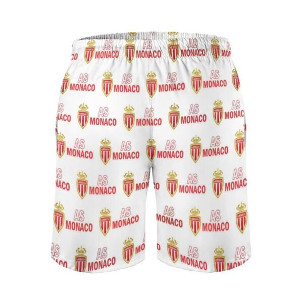 AS Monaco Herren Badehose Schnelltrocknende Strandshorts Mit Tasche Kordelzug Shorts