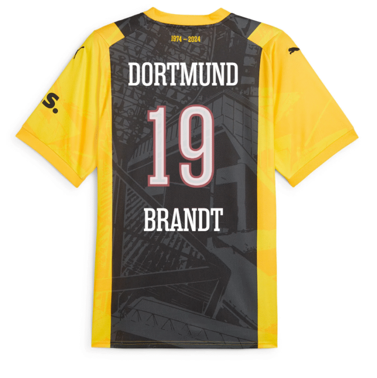 Borussia Dortmund Julian Brandt 50-jährige Jubiläum Sondertrikot 2023-2024