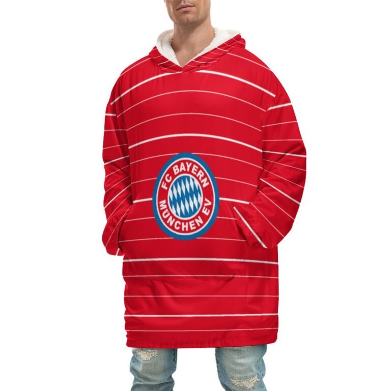 Bayern München Deckenhemd Mit Kapuze Für Erwachsene