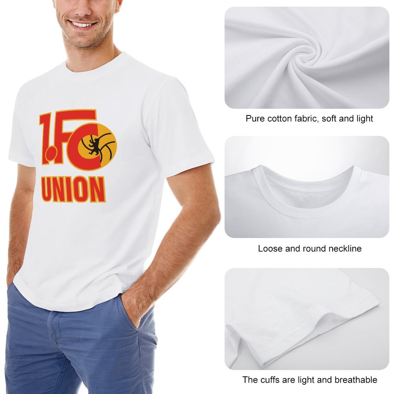 FC Union Berlin Core Stretch Slim Cneck Gildan Tee T-Shirt Herren FC Union Berlin Core Stretch Slim Cneck Gildan Tee T-Shirt Herren