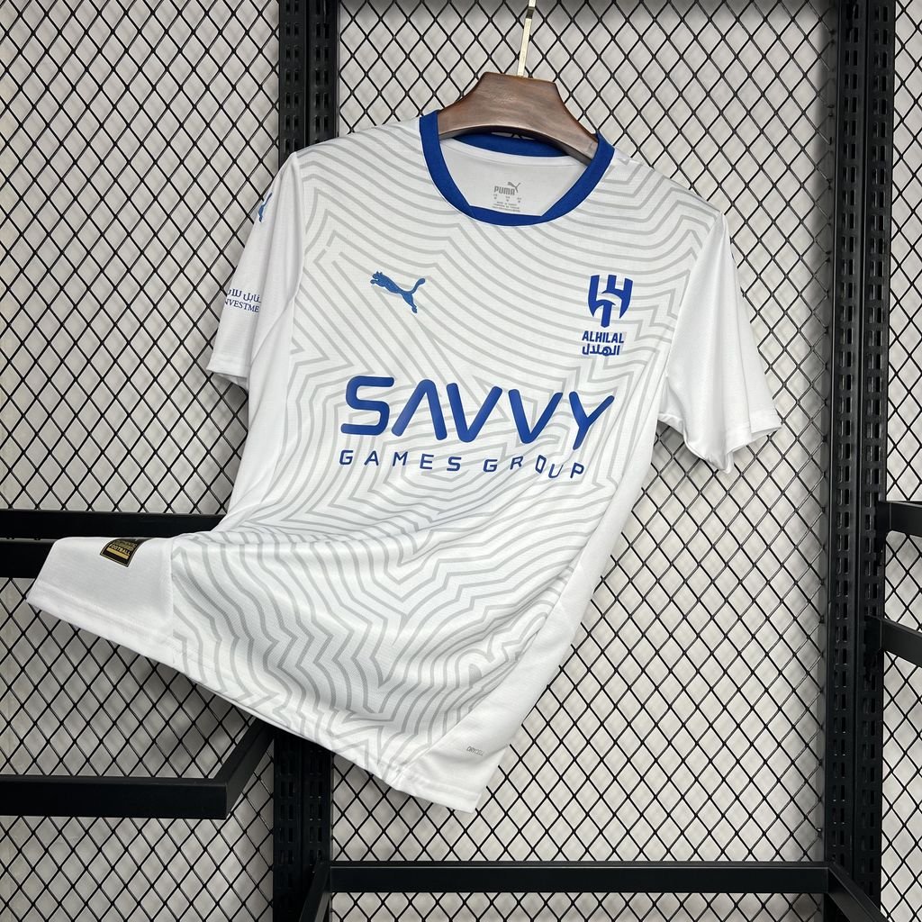 Al Hilal SFC Sergej Milinković-Savić 22 Away Trikot 2024-2025 Al Hilal SFC Sergej Milinković-Savić 22 Away Trikot 2024-2025