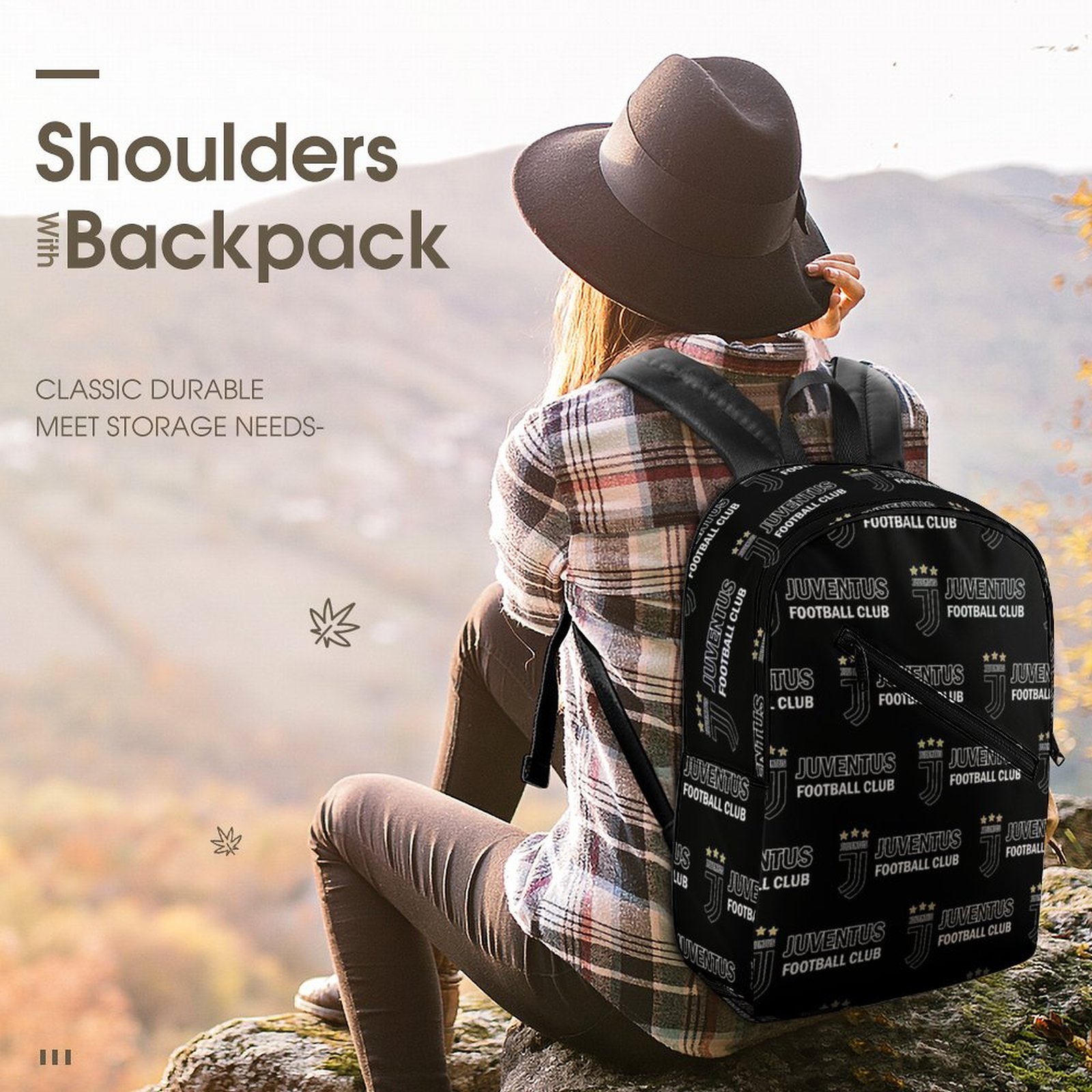 Juventus FC Unisex Backpack Rucksack Outdoor Wanderrucksack Juventus FC Unisex Backpack Rucksack Outdoor Wanderrucksack