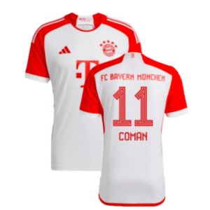 Bayern München Kingsley Coman 11 Home Trikot 2023-2024