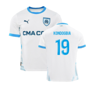 Olympique Marseille Geoffrey Kondogbia 19 Home Trikot 2024-2025