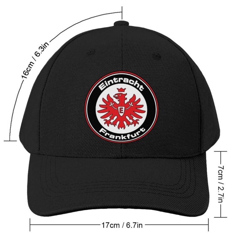 Unisex Eintracht Frankfurt Baseball Cap Verstellbar Reine Farbe Baseballkappe Mütze