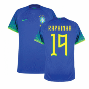 Brasilien Raphinha 19 Away Trikot WM 2022