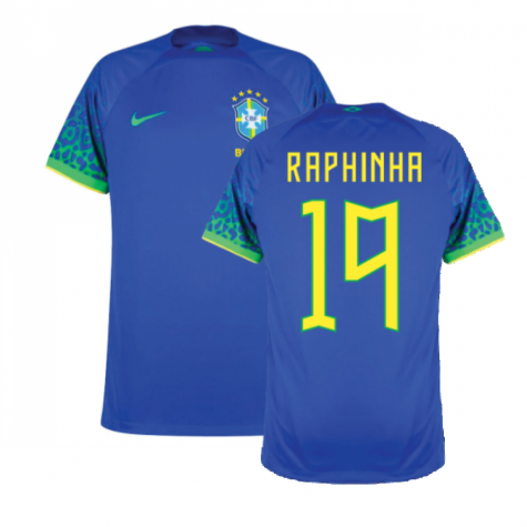 Brasilien Raphinha 19 Away Trikot WM 2022 Brasilien Raphinha 19 Away Trikot WM 2022