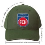 Unisex FC Heidenheim Baseball Cap Verstellbar Reine Farbe Baseballkappe Mütze