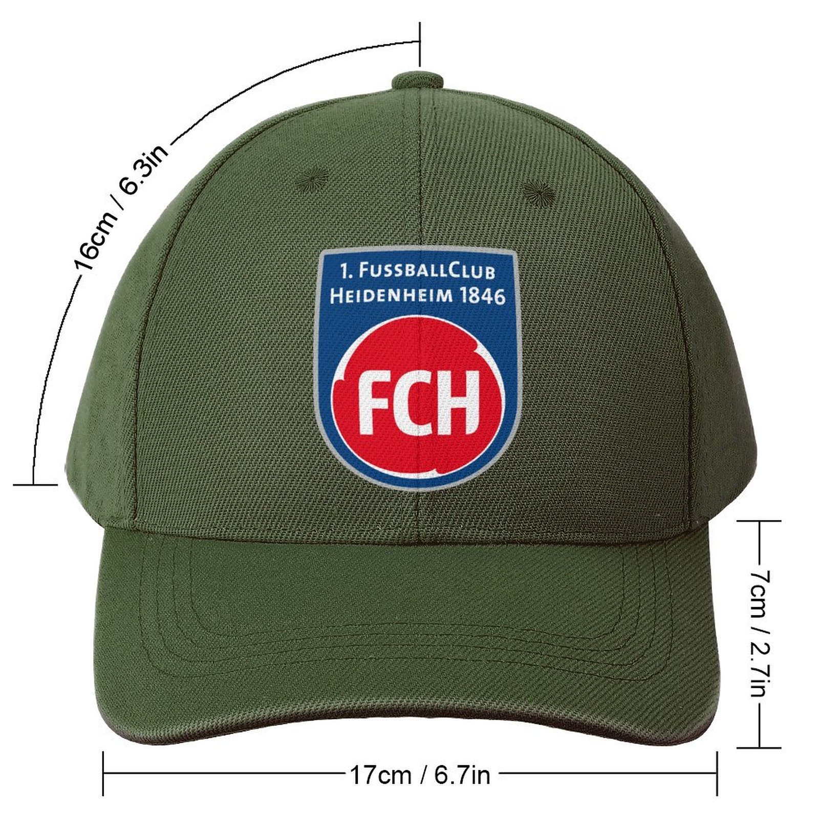 Unisex FC Heidenheim Baseball Cap Verstellbar Reine Farbe Baseballkappe Mütze Unisex FC Heidenheim Baseball Cap Verstellbar Reine Farbe Baseballkappe Mütze