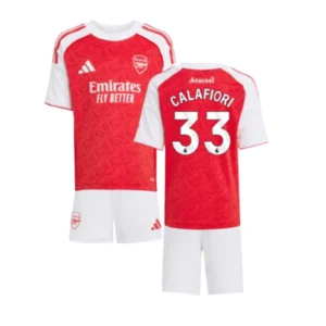 Arsenal Riccardo Calafiori 33 Heimtrikot Kinder 2025-2026