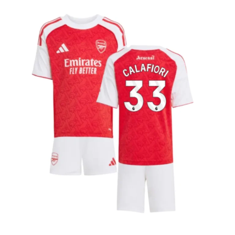 Arsenal Riccardo Calafiori 33 Heimtrikot Kinder 2025-2026
