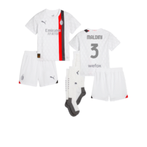 AC Mailand Paolo Maldini 3 Auswärtstrikot Kinder 2023-2024