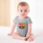 Fc Barcelona Baby Bodysuit Strampler Schlafanzug Mit Kurzen Ärmeln