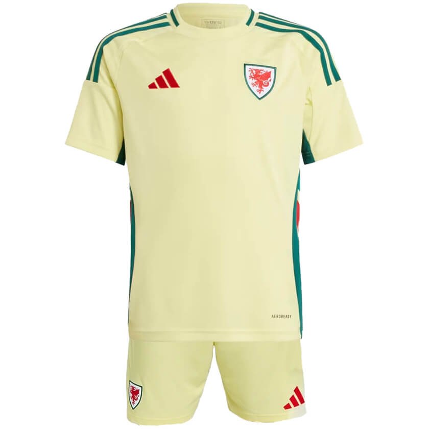 Wales Auswärtstrikot Kinder Mini Kit 2024-2025 Wales Auswärtstrikot Kinder Mini Kit 2024-2025