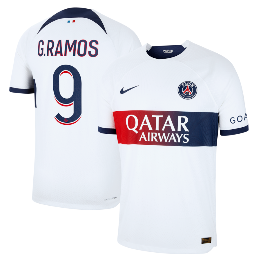 Paris Saint-Germain Gonçalo Ramos 9 Away Trikot 2023-2024 Paris Saint-Germain Gonçalo Ramos 9 Away Trikot 2023-2024