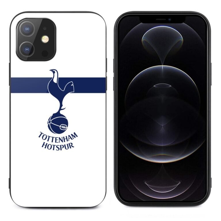 Tottenham Hotspur Stoßfest Glaskasten Handyhüllen & Cover Für IPhone 12