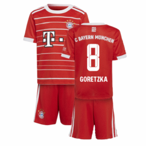 Bayern München Leon Goretzka 8 Heimtrikot Kinder Mini Kit 2022-2023
