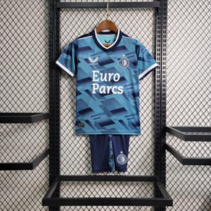 Feyenoord Rotterdam Auswärtstrikot Kinder 2023-2024