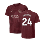 Manchester City Joško Gvardiol 24 Third Trikot 2024-2025