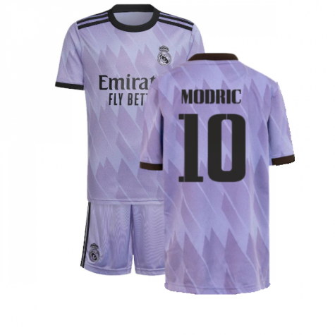 Real Madrid Luka Modric 10 Auswärtstrikot Kinder Mini Kit 2022-2023