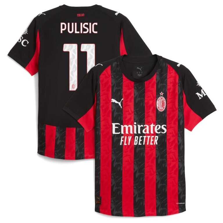 AC Mailand Christian Pulisic 11 Home Trikot 2025-2026