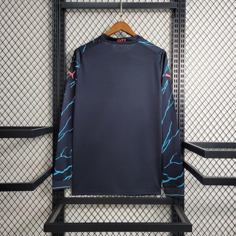 Man City Langarm Third Trikot 2023-2024