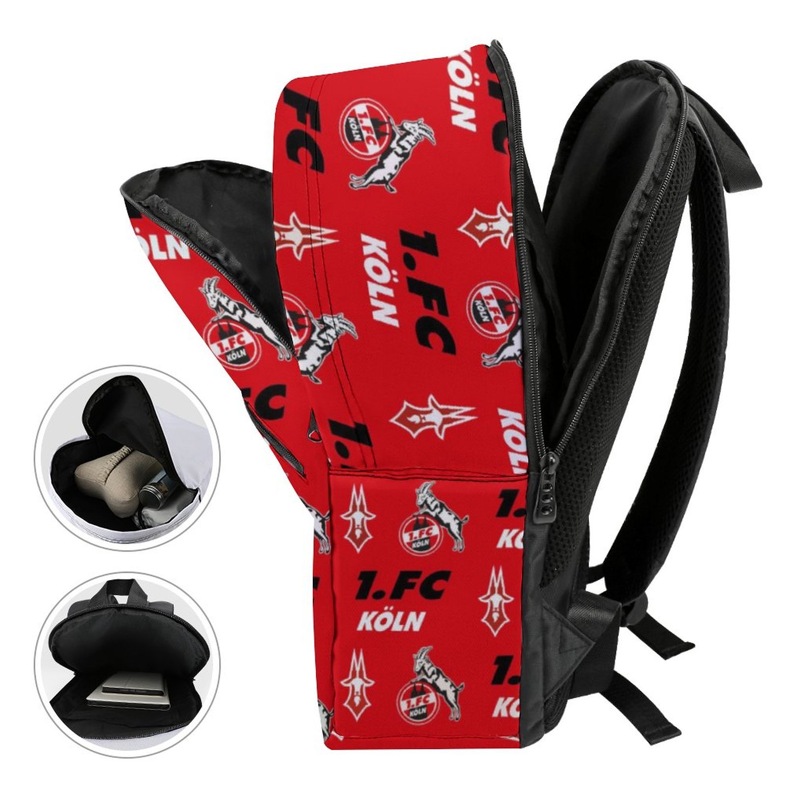 FC Köln Unisex Backpack Rucksack Outdoor Wanderrucksack FC Köln Unisex Backpack Rucksack Outdoor Wanderrucksack