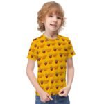 AS Rom Jungen Mädchen Kurzarm 3D-Druck T-Shirt Rundhals-Sommerhemd Tops