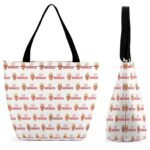 AS Monaco Frauen Tragetasche Oxford-Stoff Einkaufsbeutel Tote Bag