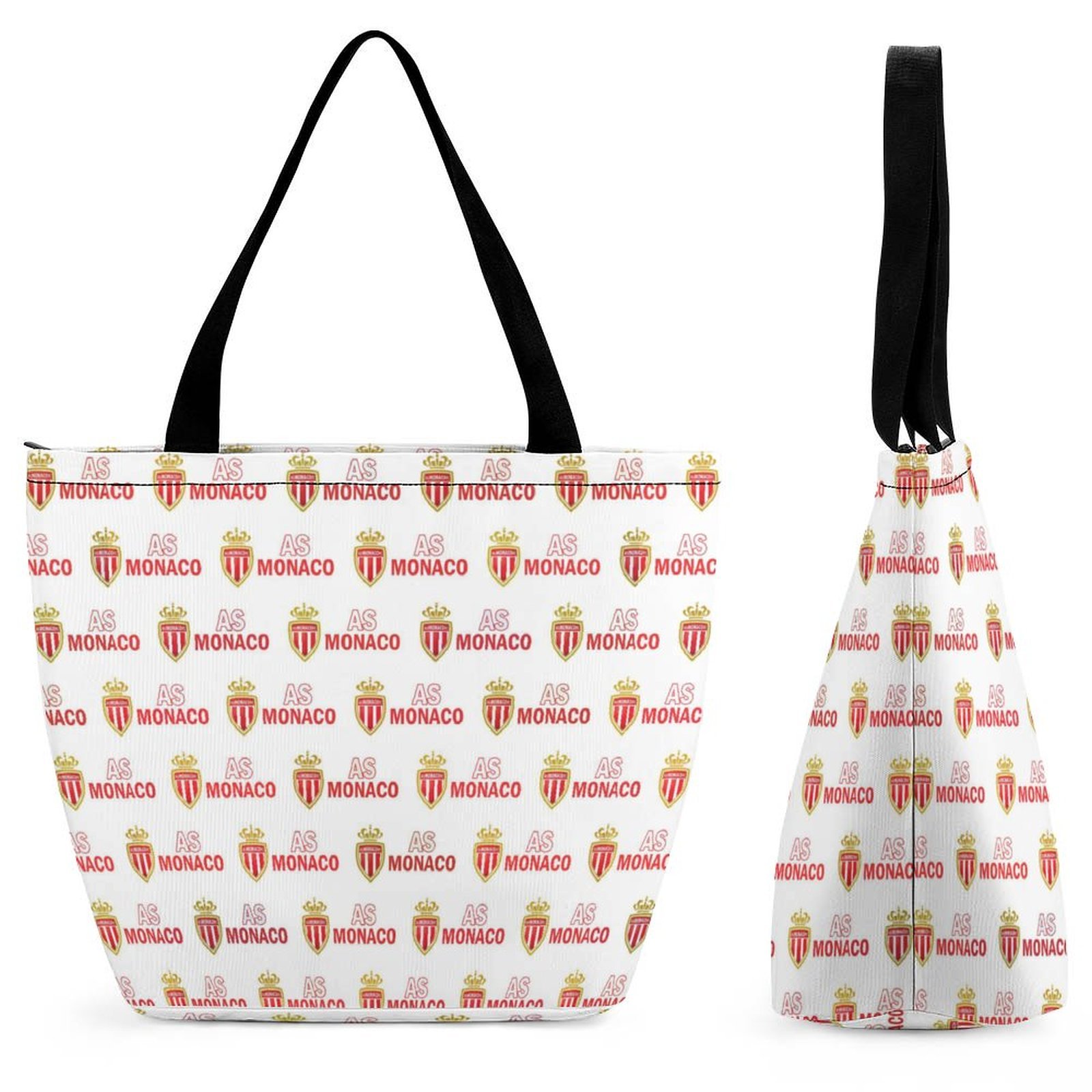 AS Monaco Frauen Tragetasche Oxford-Stoff Einkaufsbeutel Tote Bag AS Monaco Frauen Tragetasche Oxford-Stoff Einkaufsbeutel Tote Bag