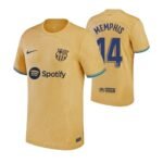 FC Barcelona Memphis Depay 14 Away Trikot 2022-2023