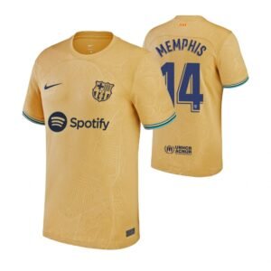 FC Barcelona Memphis Depay 14 Away Trikot 2022-2023
