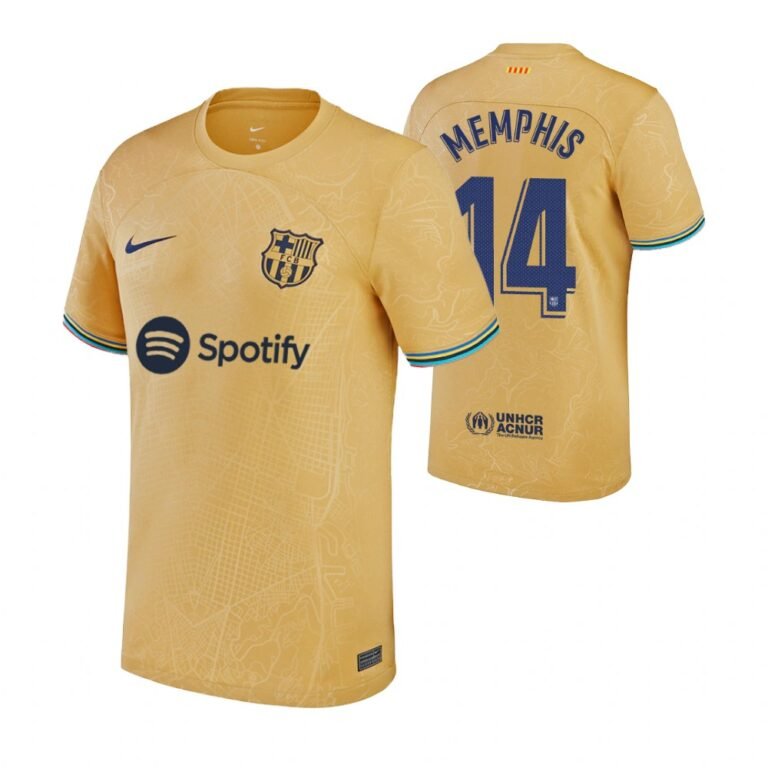 FC Barcelona Memphis Depay 14 Away Trikot 2022-2023