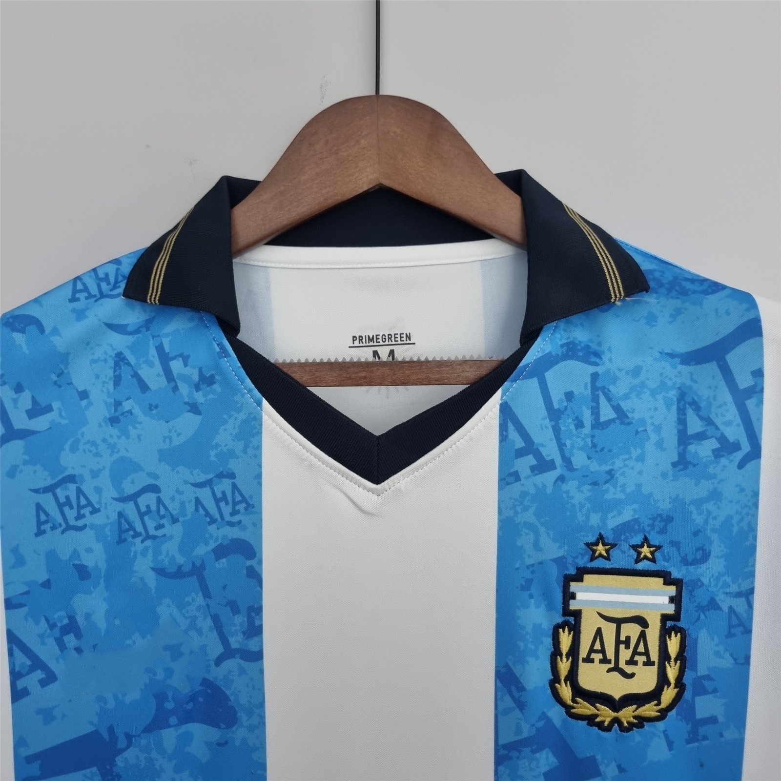 Argentinien Gedenkausgabe Home Trikot 2022 - Weiß Blau Argentinien Gedenkausgabe Home Trikot 2022 - Weiß Blau