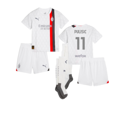 AC Mailand Christian Pulisic 11 Auswärtstrikot Kinder 2023-2024