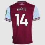 West Ham United Mohammed Kudus 14 Home Trikot 2024-2025