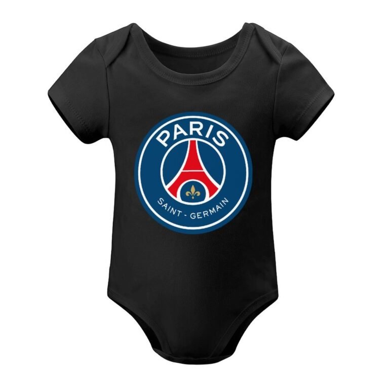 Paris Saint-Germain Baby Bodysuit Strampler Schlafanzug Mit Kurzen Ärmeln