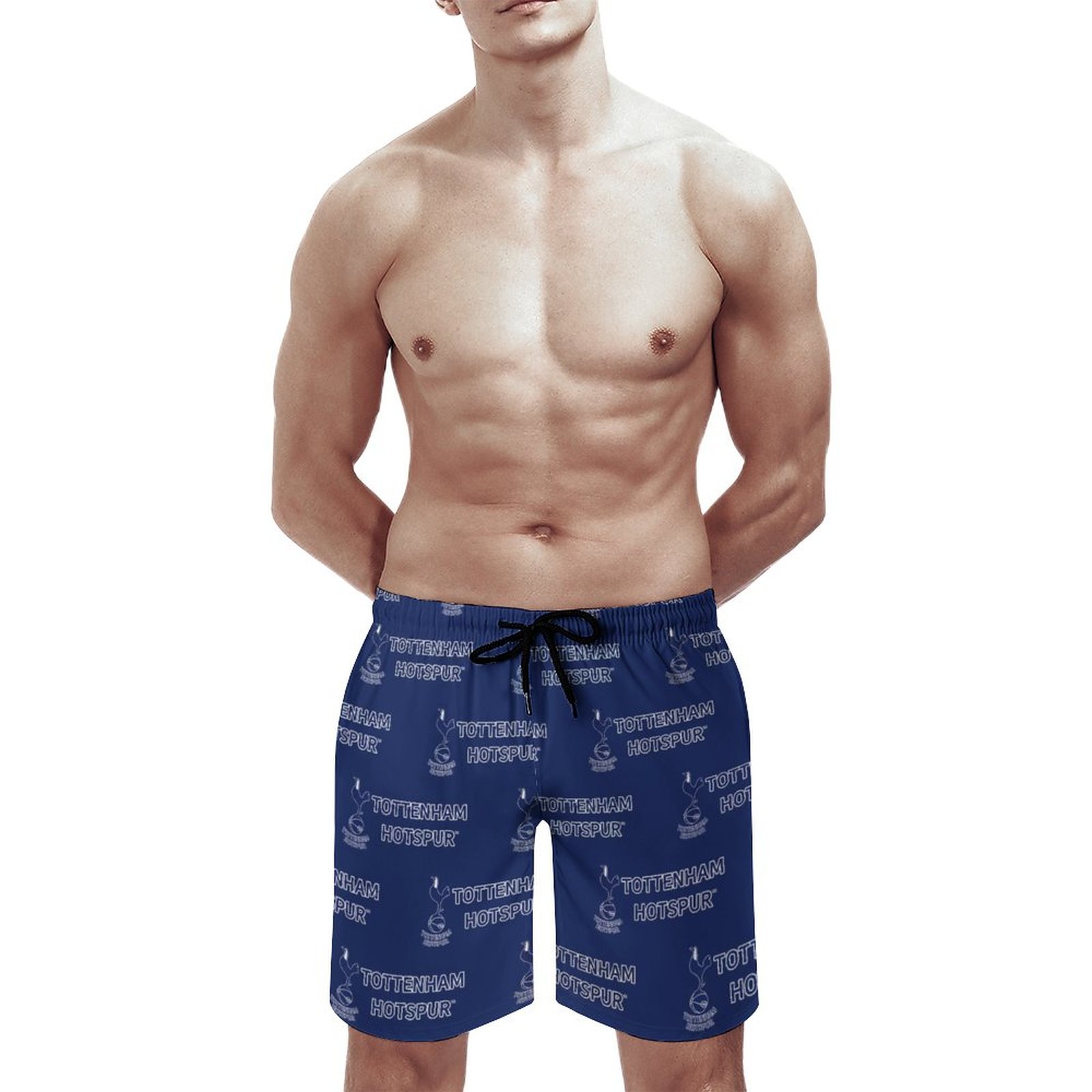 Tottenham Hotspur Herren Badehose Schnelltrocknende Strandshorts Mit Tasche Kordelzug Shorts Tottenham Hotspur Herren Badehose Schnelltrocknende Strandshorts Mit Tasche Kordelzug Shorts