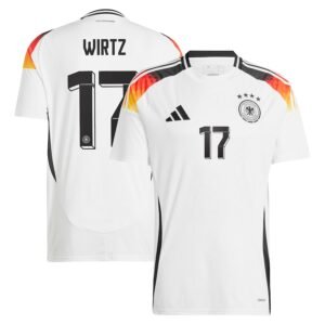 Deutschland Florian Wirtz 17 Home Trikot EM 2024
