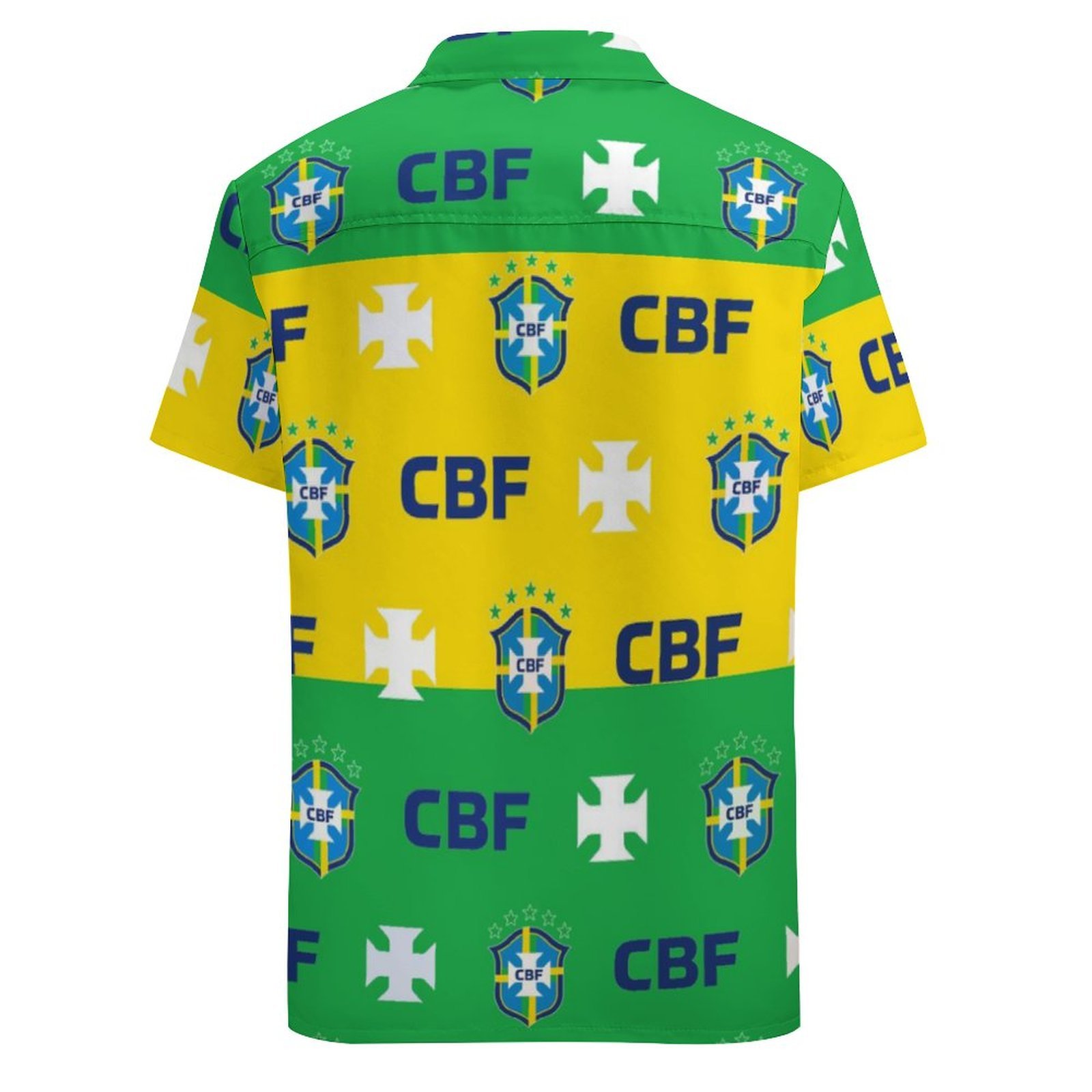 Brasilien Kurzärmelige Herrenhemden, Passform Sommer Kurzarm Casual Button-Down Hemden Brasilien Kurzärmelige Herrenhemden, Passform Sommer Kurzarm Casual Button-Down Hemden
