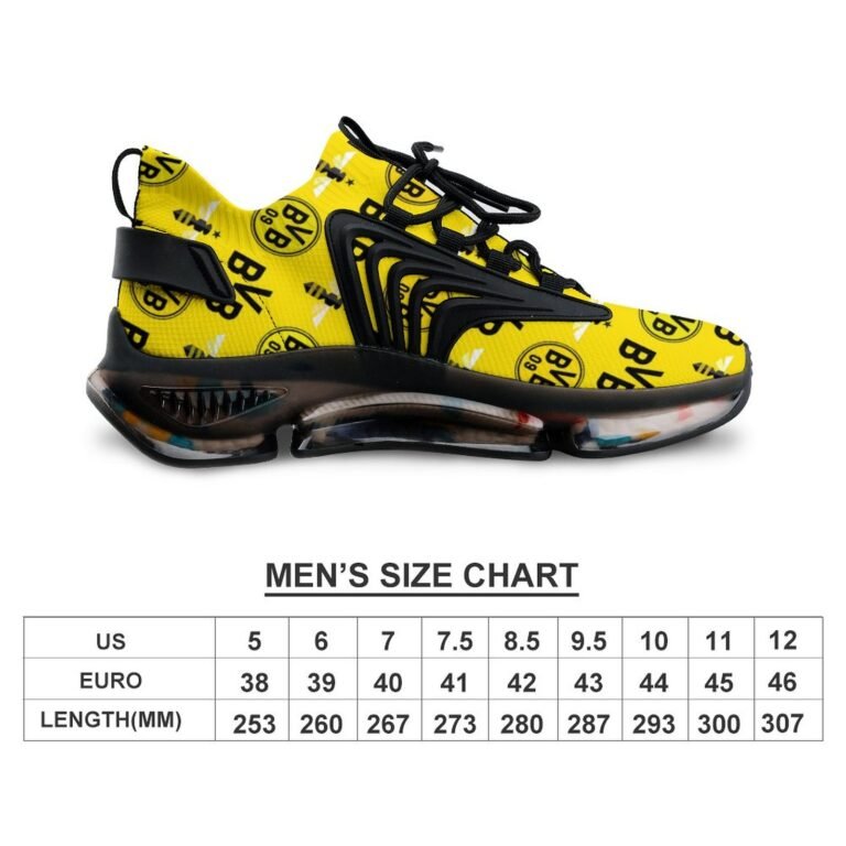 Borussia Dortmund Männer Elastische Laufschuhe Turnschuhe