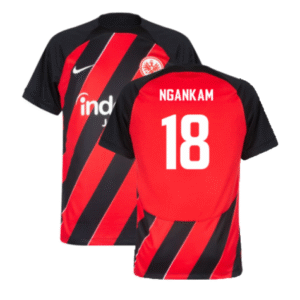 Eintracht Frankfurt Jessic Ngankam 18 Home Trikot 2023-2024