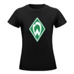 Werder Bremen Damen Kurzarm Rundhals T-Shirt Casual Sommer Tops