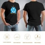Olympique De Marseille Core Stretch Slim Cneck Gildan Tee T-Shirt Herren