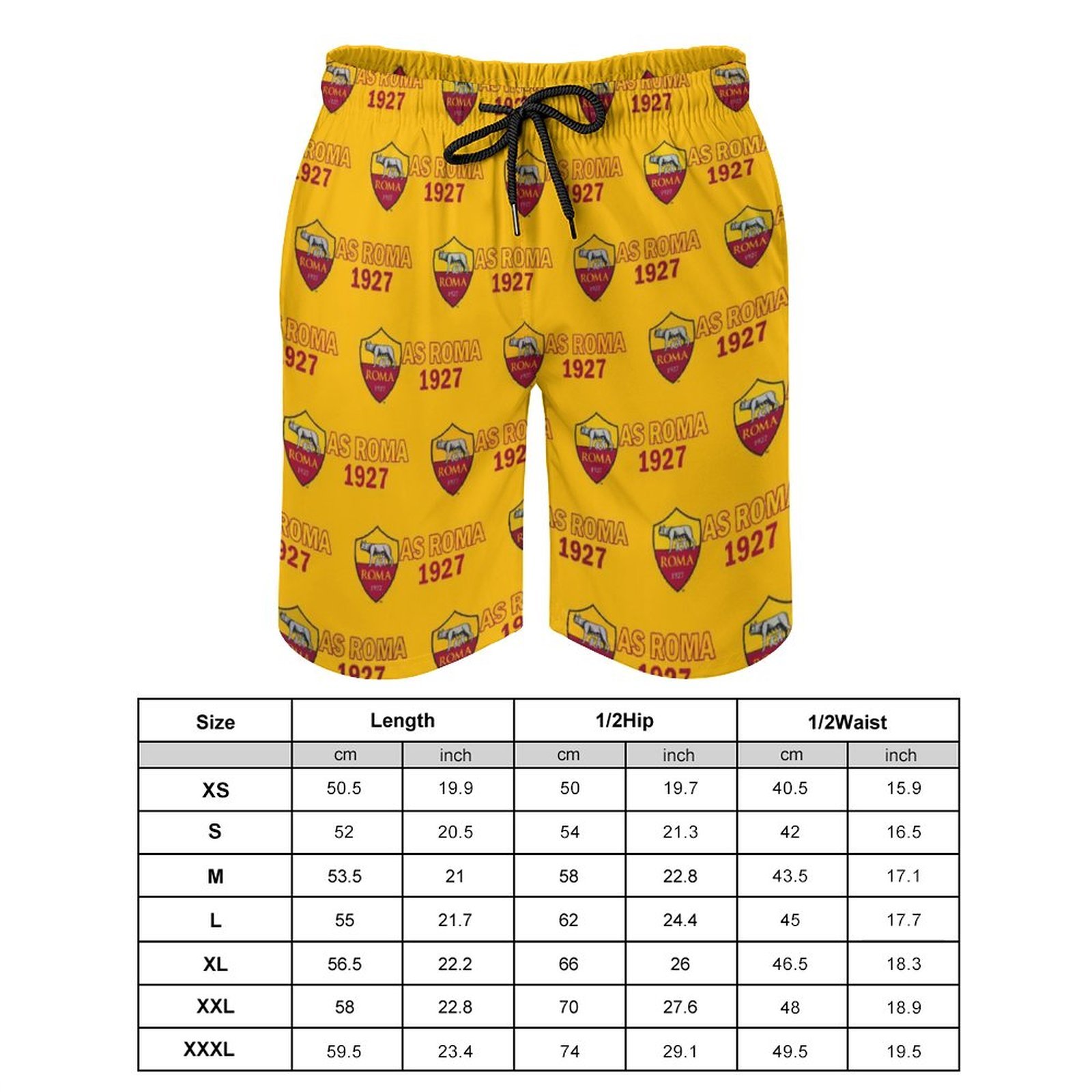 AS Rom Herren Badehose Schnelltrocknende Strandshorts Mit Tasche Kordelzug Shorts AS Rom Herren Badehose Schnelltrocknende Strandshorts Mit Tasche Kordelzug Shorts