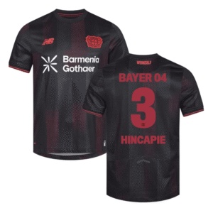 Bayer Leverkusen Piero Hincapié 3 Home Trikot 2025-2026